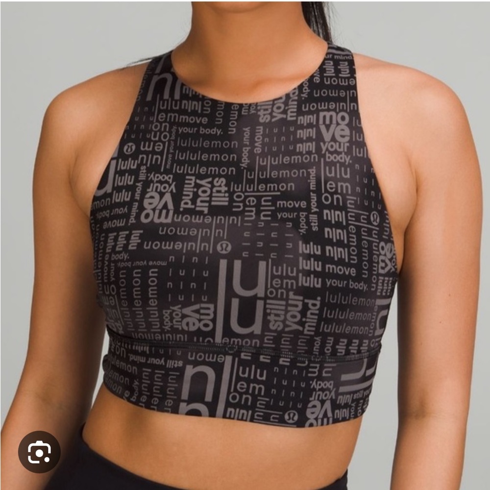 LULULEMON Highneck Long-line Energy Bra
